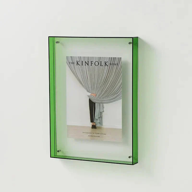 Modern Glass Photo Frame Wall Hanging Decor