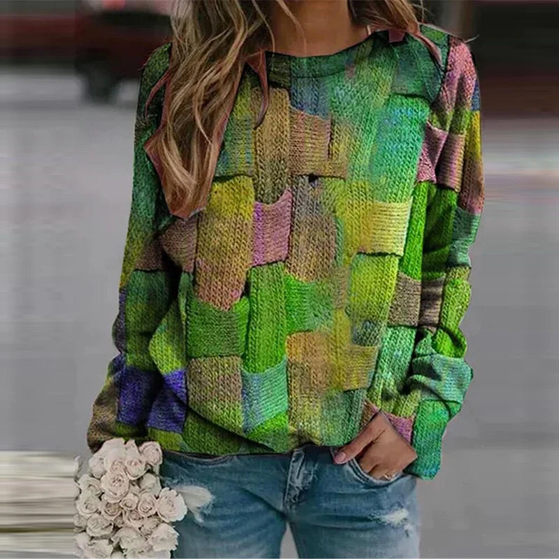 Vibrant Ladies Crew Neck Sweater