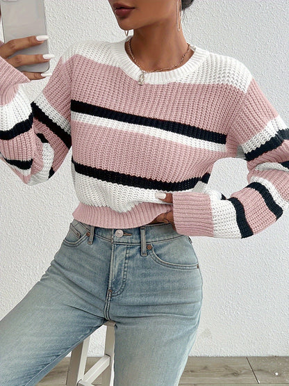 Cozy Chic Brown Knit Sweater