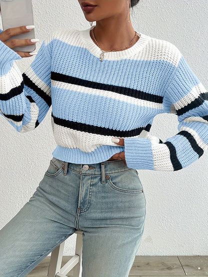 Cozy Chic Brown Knit Sweater