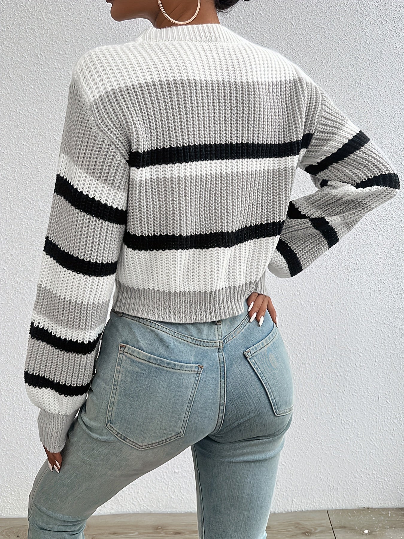 Cozy Chic Brown Knit Sweater