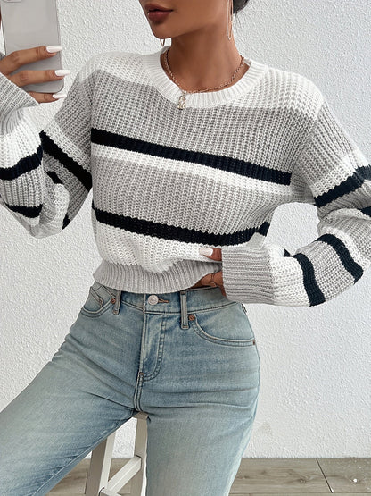 Cozy Chic Brown Knit Sweater