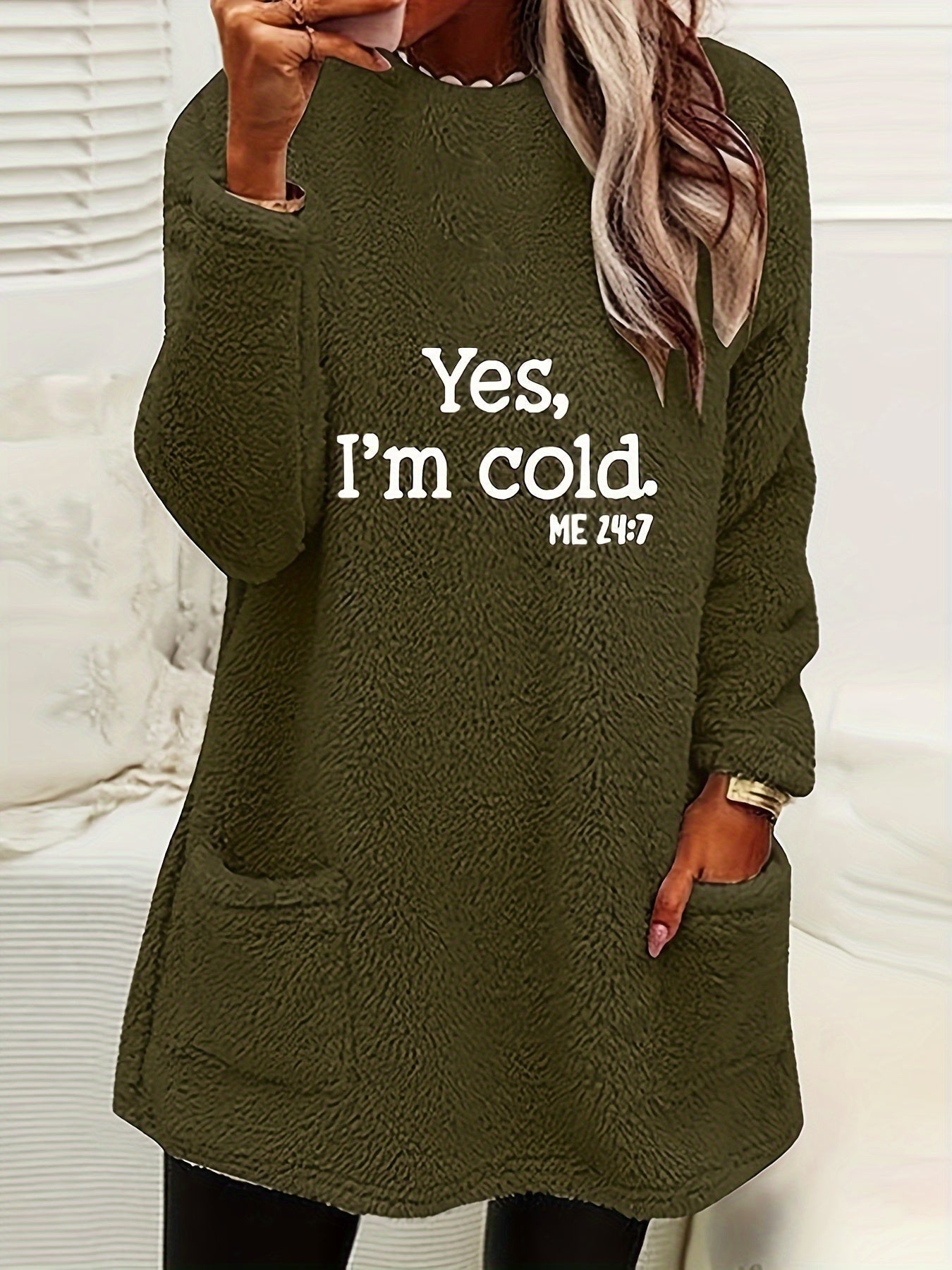 Soft Graphic Fleece Sweatshirt Luna