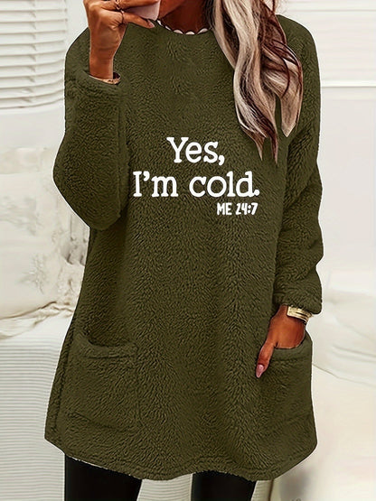 Soft Graphic Fleece Sweatshirt Luna