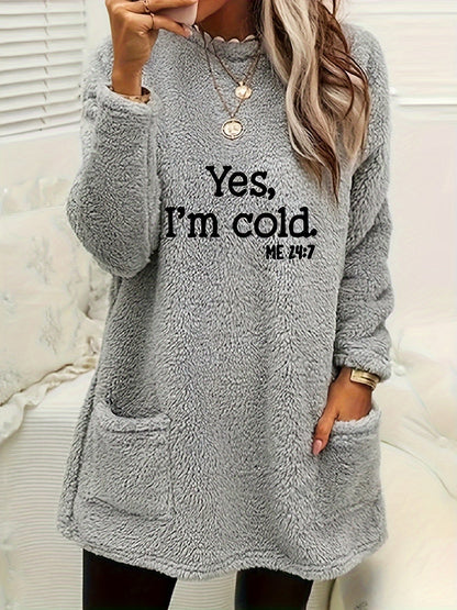 Soft Graphic Fleece Sweatshirt Luna
