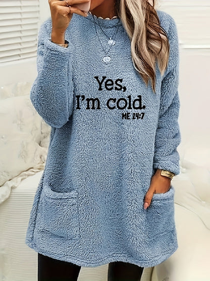 Soft Graphic Fleece Sweatshirt Luna