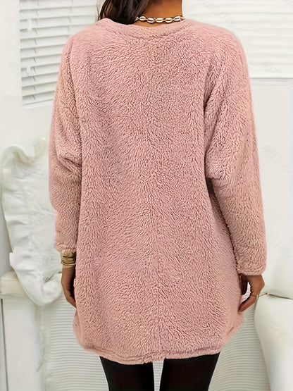 Soft Graphic Fleece Sweatshirt Luna