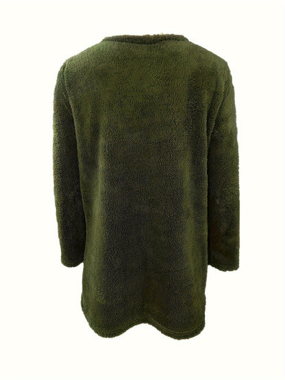 Soft Graphic Fleece Sweatshirt Luna