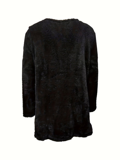 Soft Graphic Fleece Sweatshirt Luna