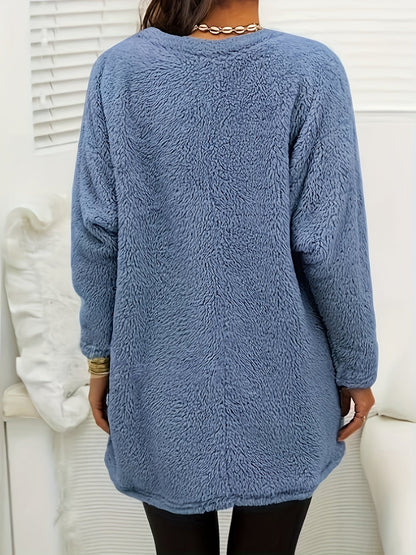 Soft Graphic Fleece Sweatshirt Luna