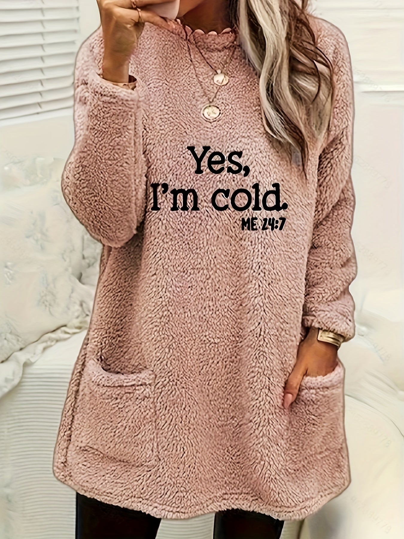 Soft Graphic Fleece Sweatshirt Luna