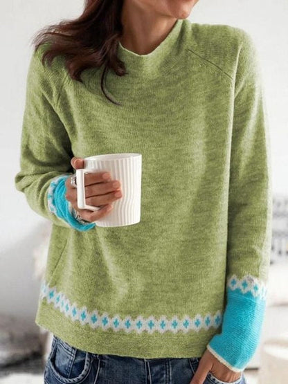 Soft Green Ladies Sweatshirt - OutfitLondon