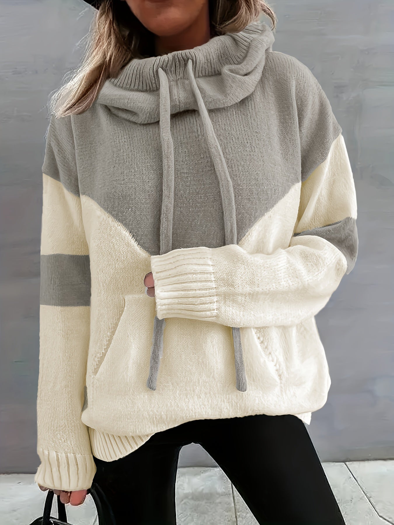 Soft Drawstring Hooded Sweatshirt – Maya - OutfitLondon