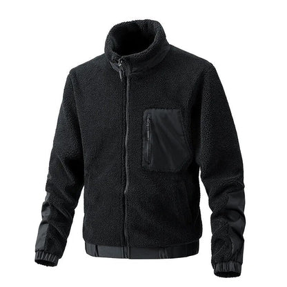 Warm Mens Winter Wool Overcoat
