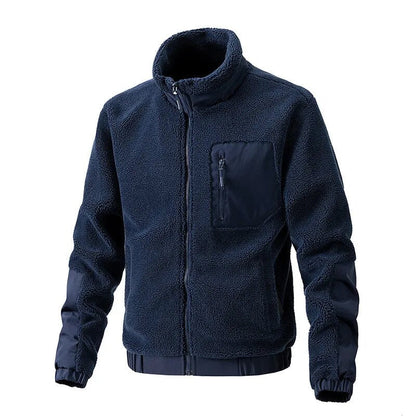 Warm Mens Winter Wool Overcoat