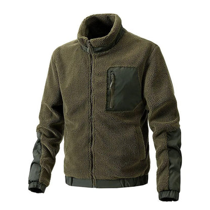 Warm Mens Winter Wool Overcoat