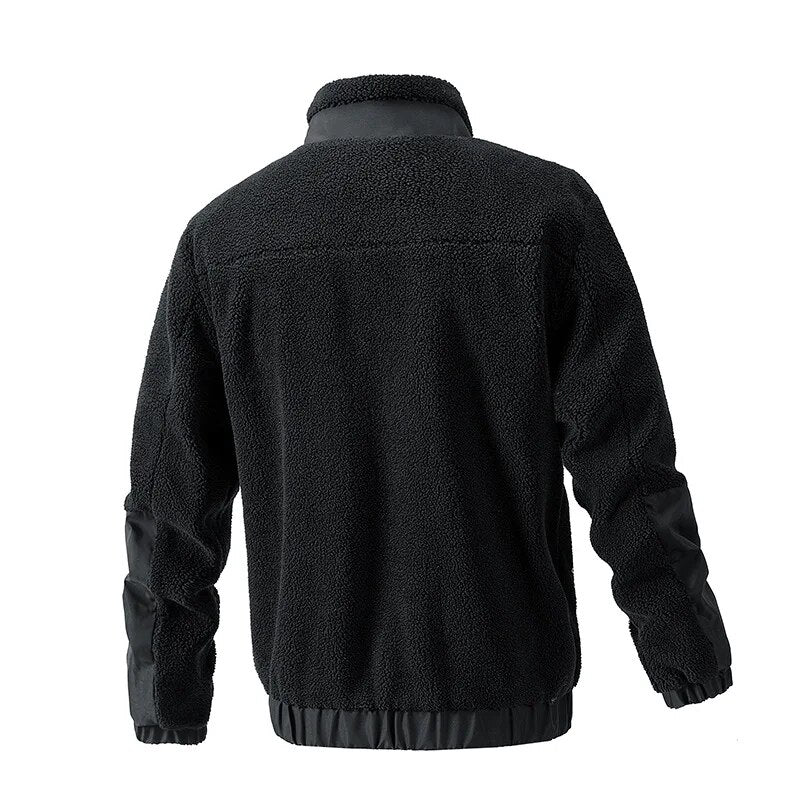Warm Mens Winter Wool Overcoat