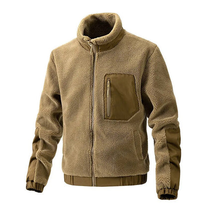 Warm Mens Winter Wool Overcoat