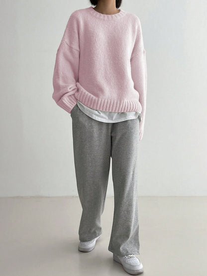 Soft Pastel Pink Ladies Sweater