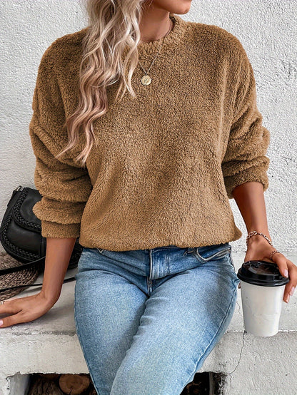 Cozy Soft Fleece Pullover Sweatshirt