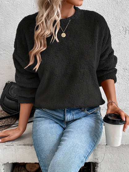 Cozy Soft Fleece Pullover Sweatshirt