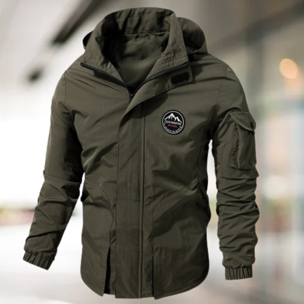 Waterproof Warm Mens Bomber Coat - OutfitLondon