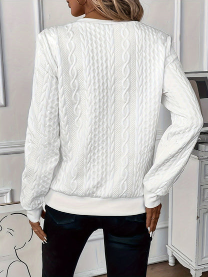 Cozy Crew Neck Women's Sweater