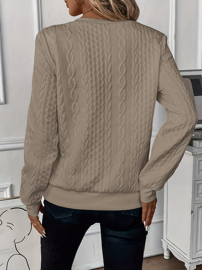Cozy Crew Neck Women's Sweater
