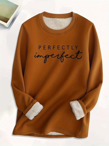 Soft Fleece Crew Neck Sweatshirt - OutfitLondon