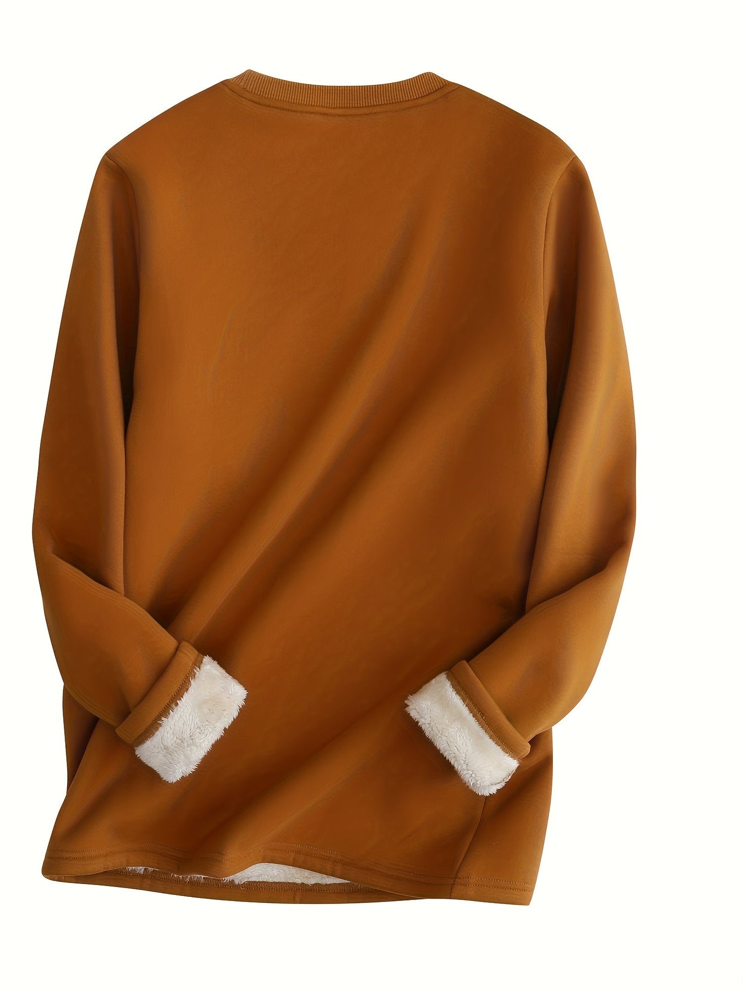 Soft Fleece Crew Neck Sweatshirt