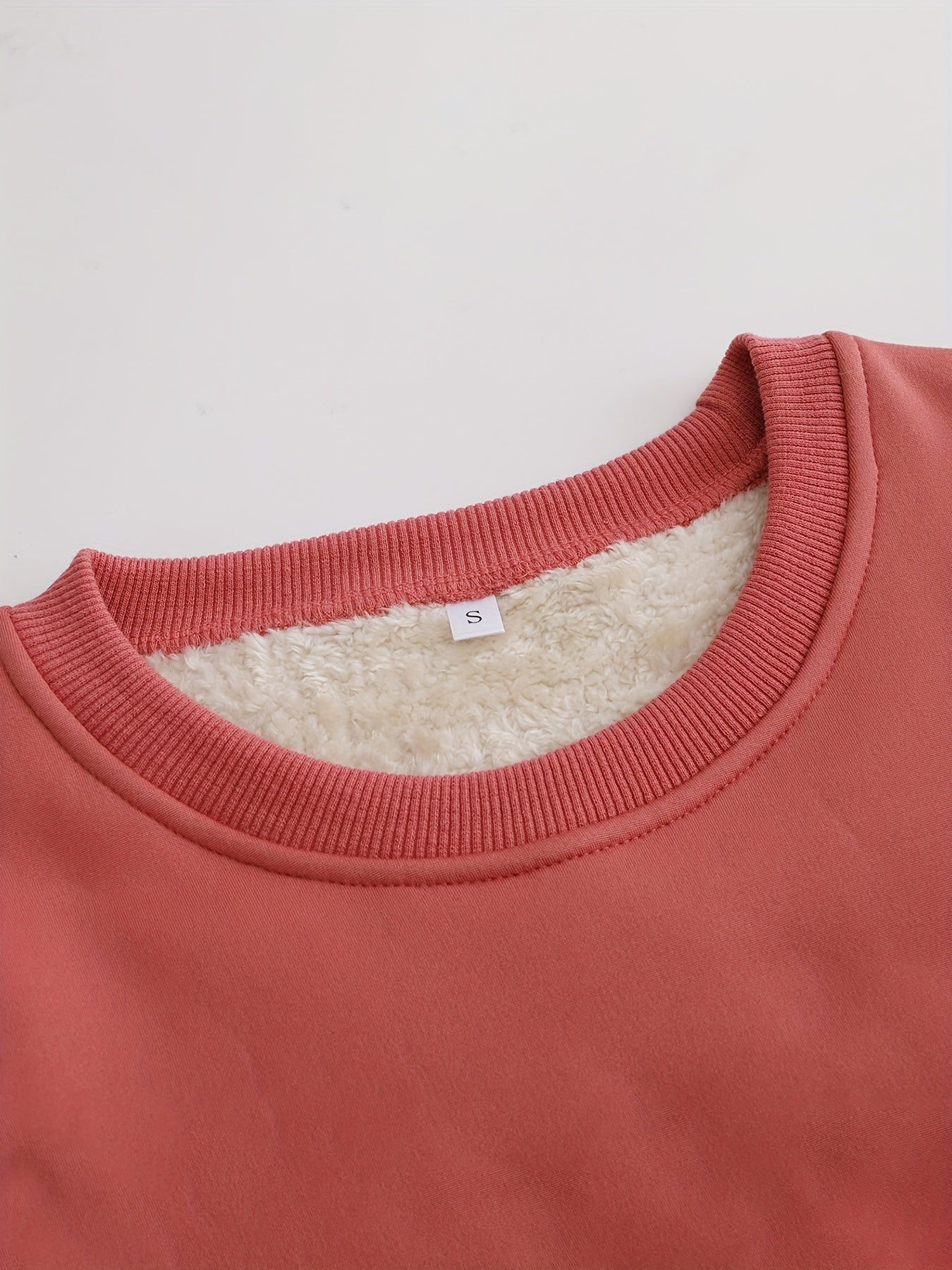 Soft Fleece Crew Neck Sweatshirt