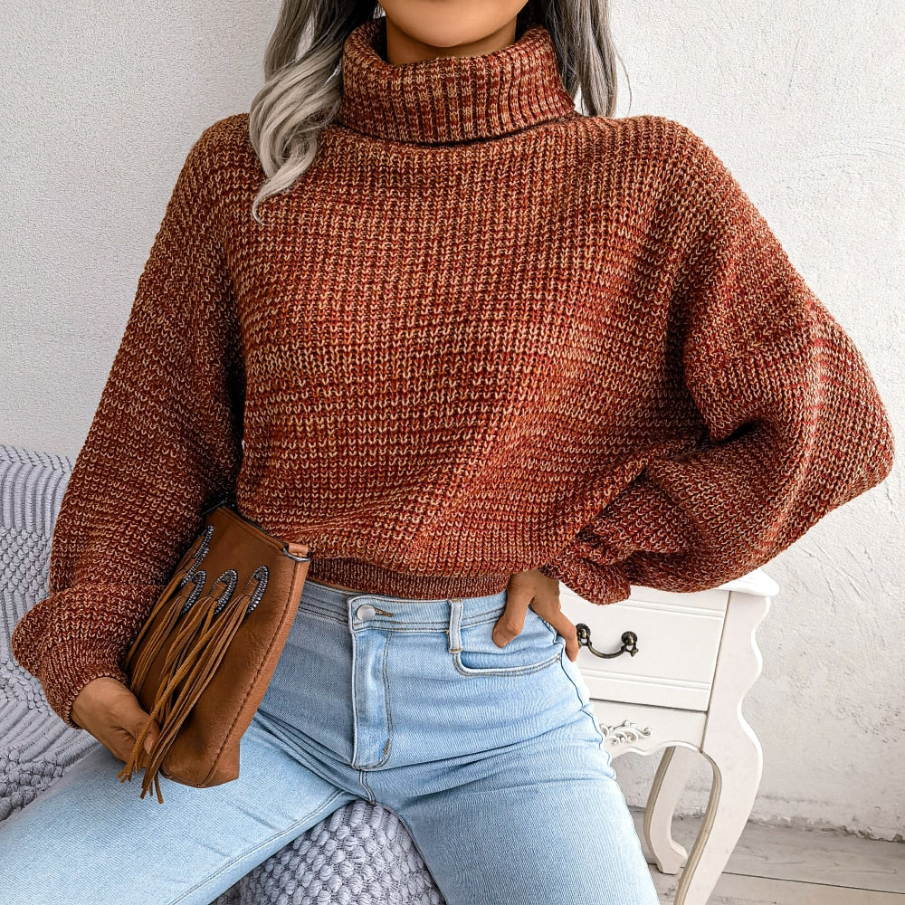 Soft Crew Neck Sweater - Emilia - OutfitLondon