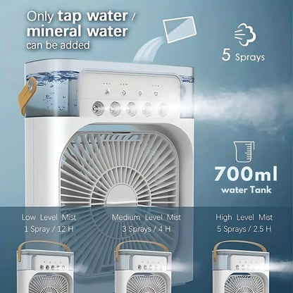 3-in-1 Portable Air Cooler & Humidifier