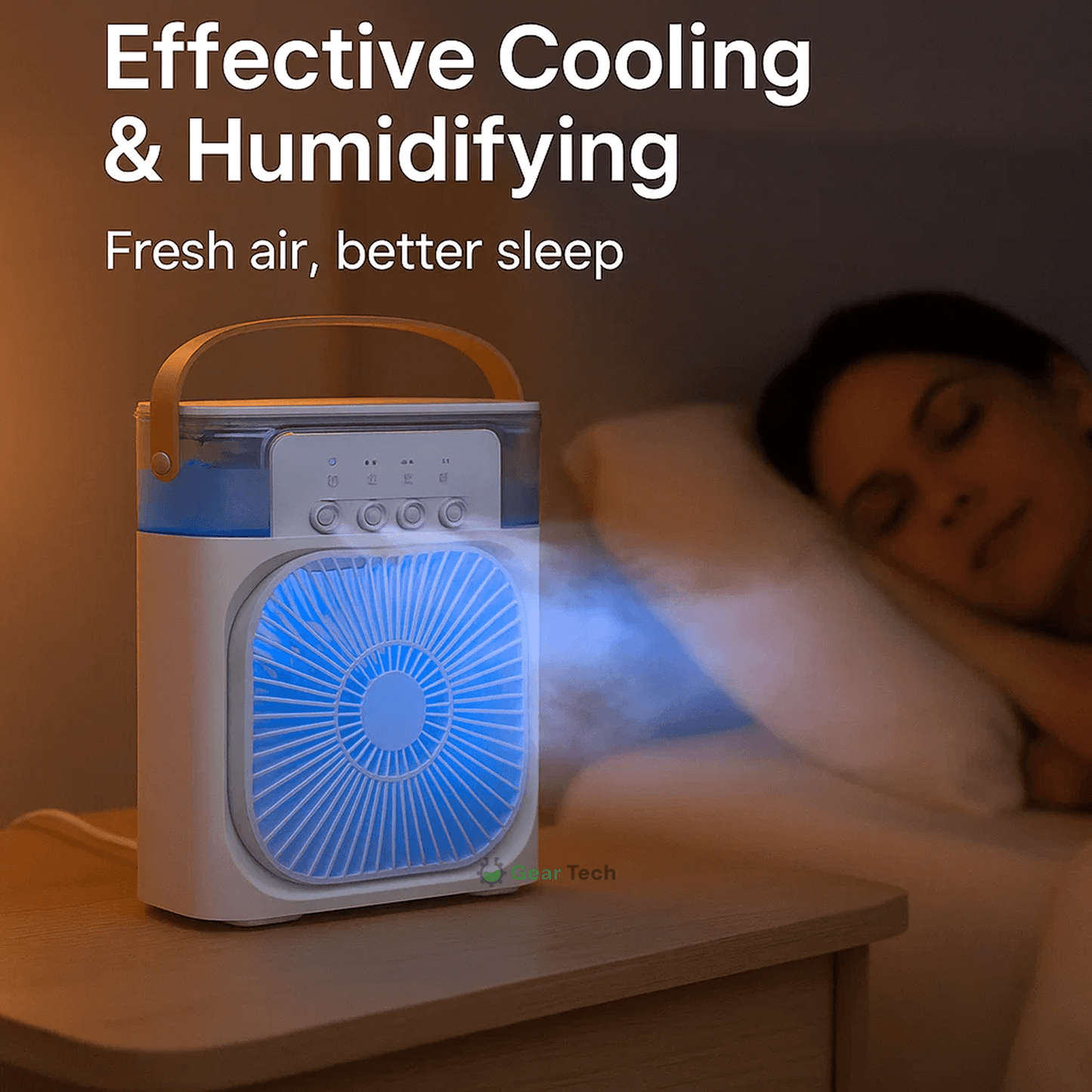 3-in-1 Portable Air Cooler & Humidifier