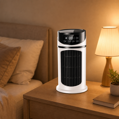 Personal 3-in-1 USB Desk Air Cooler, Humidifier & Fan