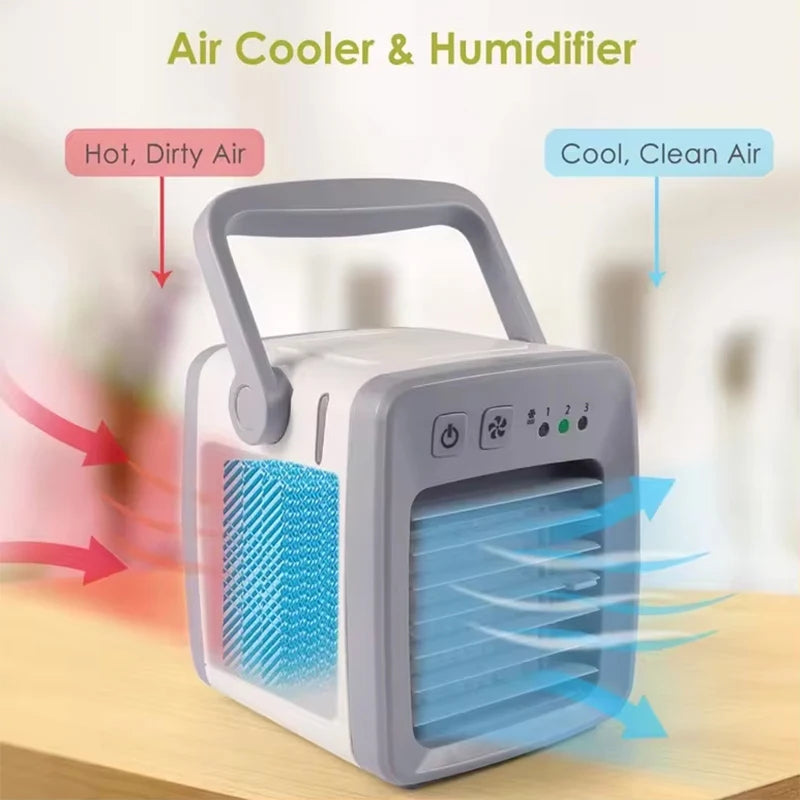 Personal 4-in-1 Portable Air Conditioner with Humidifier & Purifier