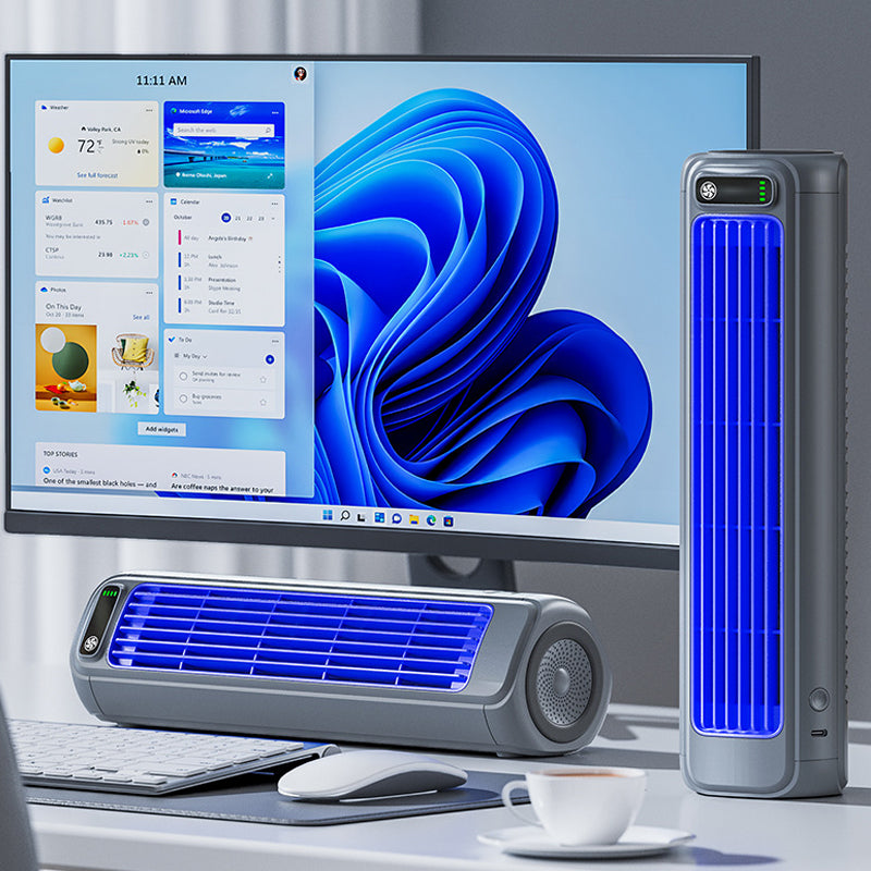 Personal Portable Rechargeable Air Conditioner - 12-Hour Battery
