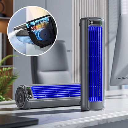 Personal Portable Rechargeable Air Conditioner - 12-Hour Battery
