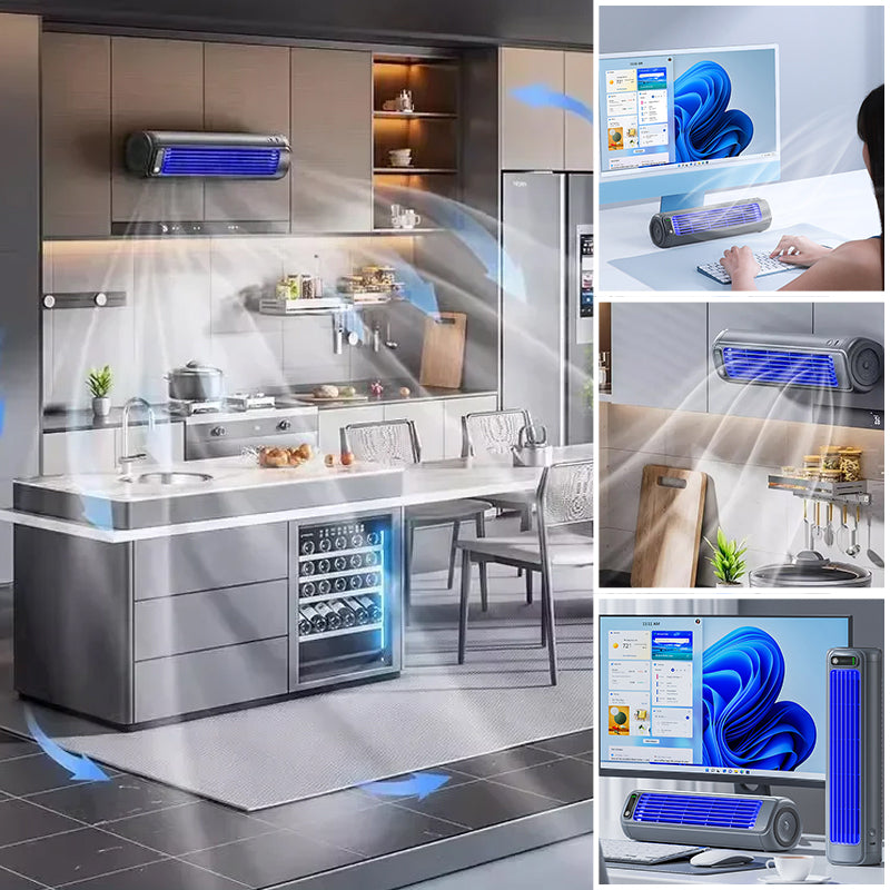 Personal Portable Rechargeable Air Conditioner - 12-Hour Battery