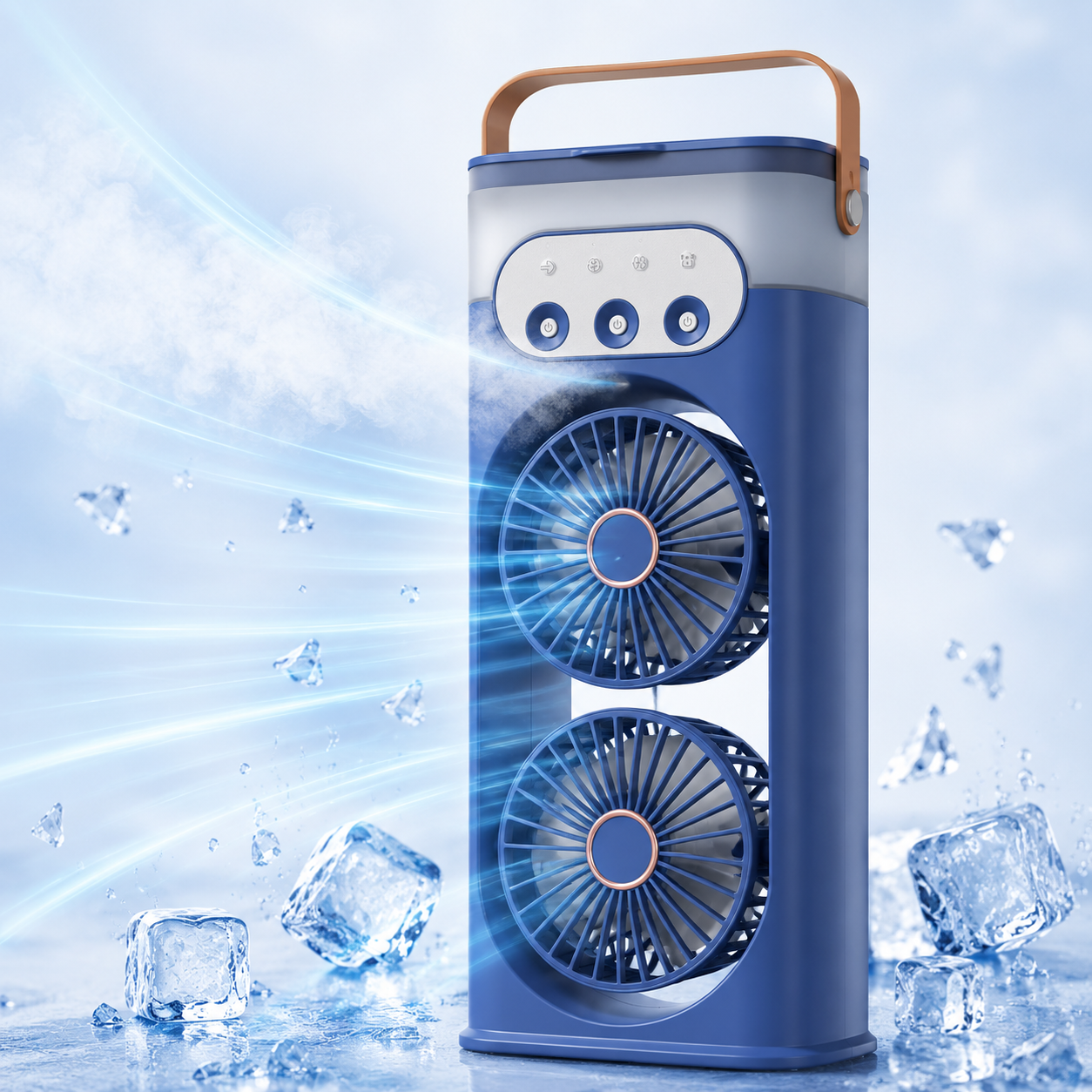 Compact Personal Cooling Tower Fan with Humidifier