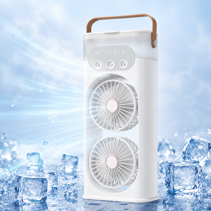 Compact Personal Cooling Tower Fan with Humidifier