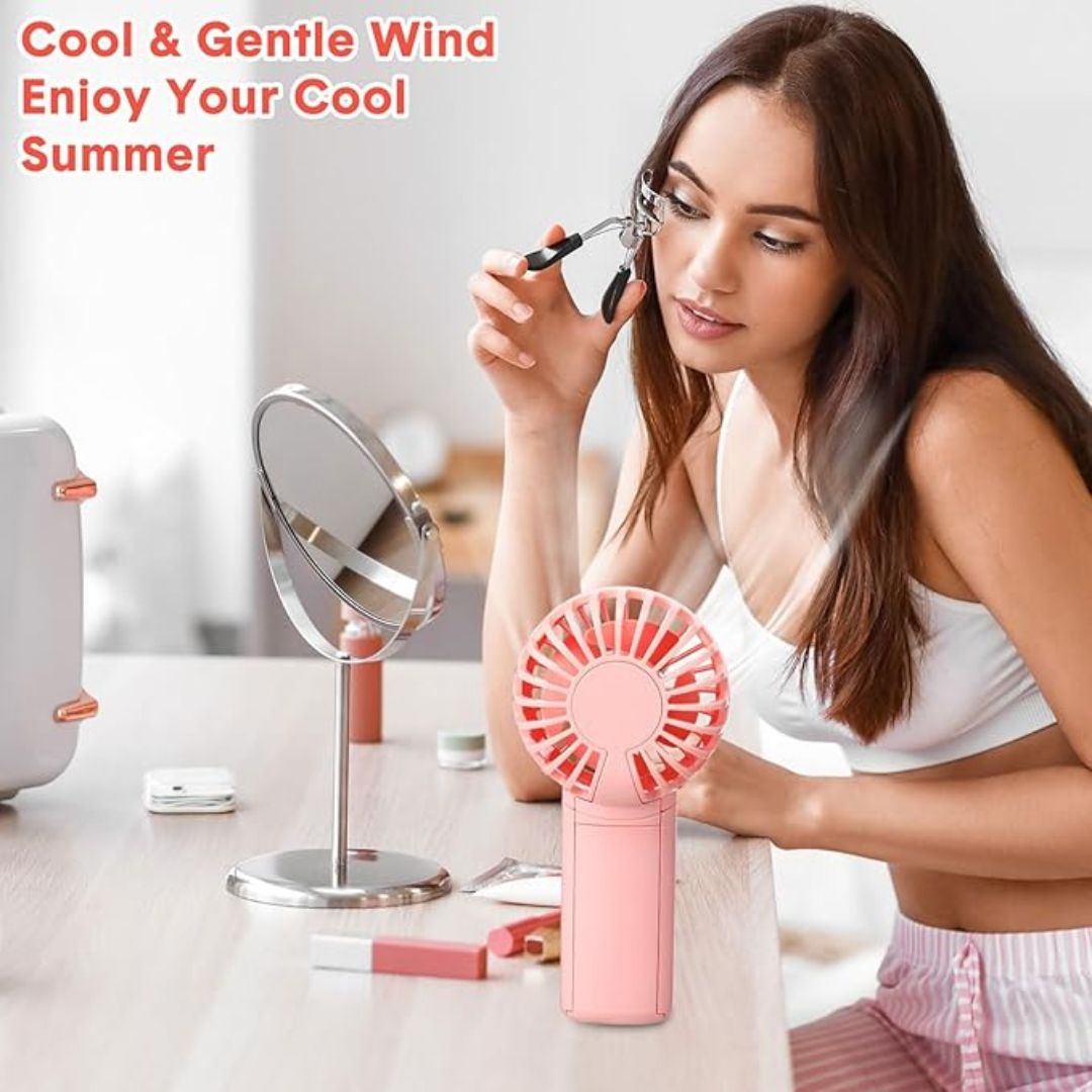 Compact Portable Mini Fan for Travel and Office Use