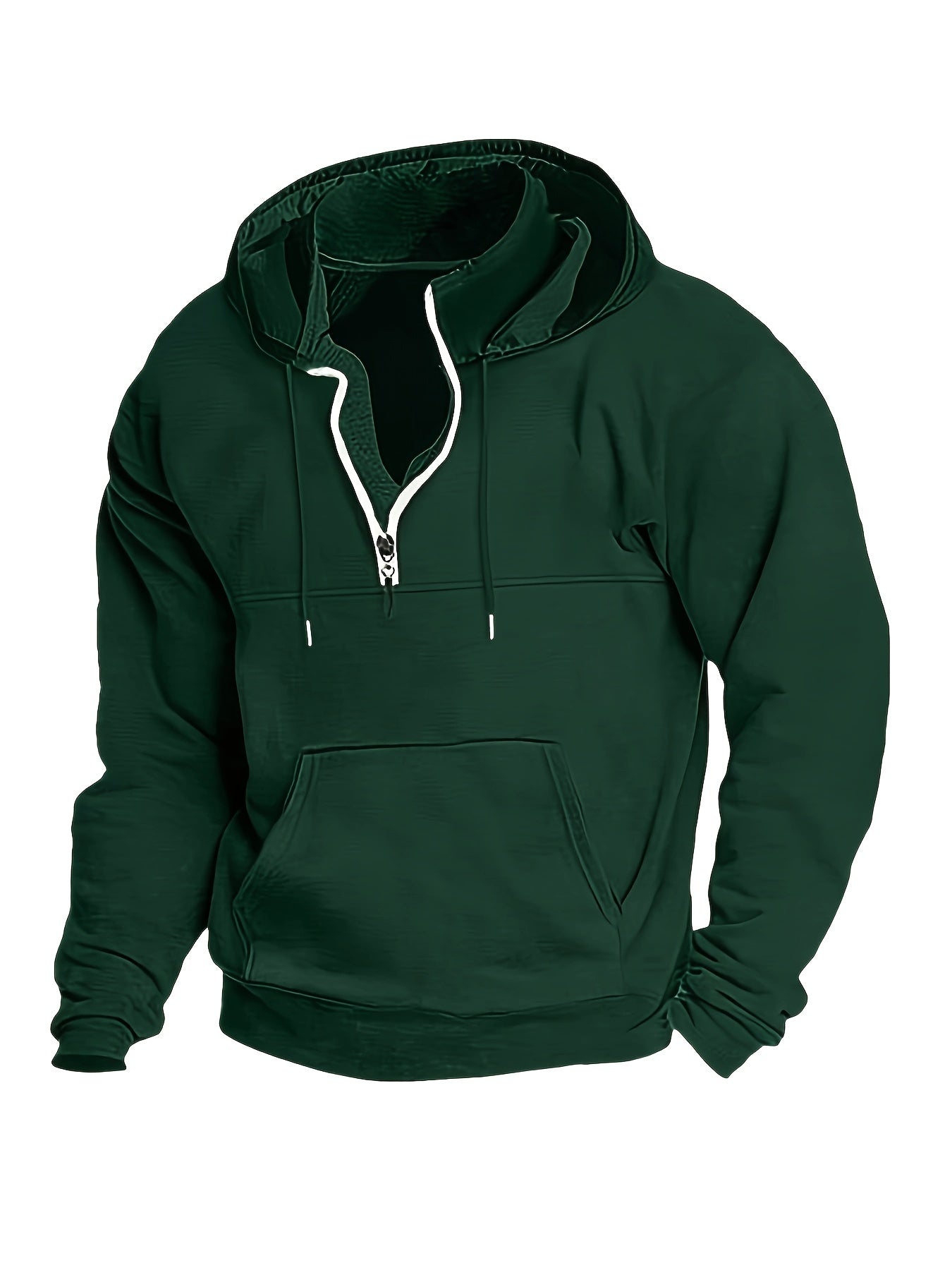 Stylish Mens Fleece Pullover Hoodie - OutfitLondon