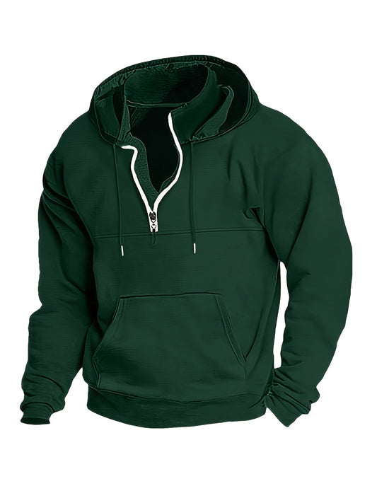 Stylish Mens Fleece Pullover Hoodie - OutfitLondon