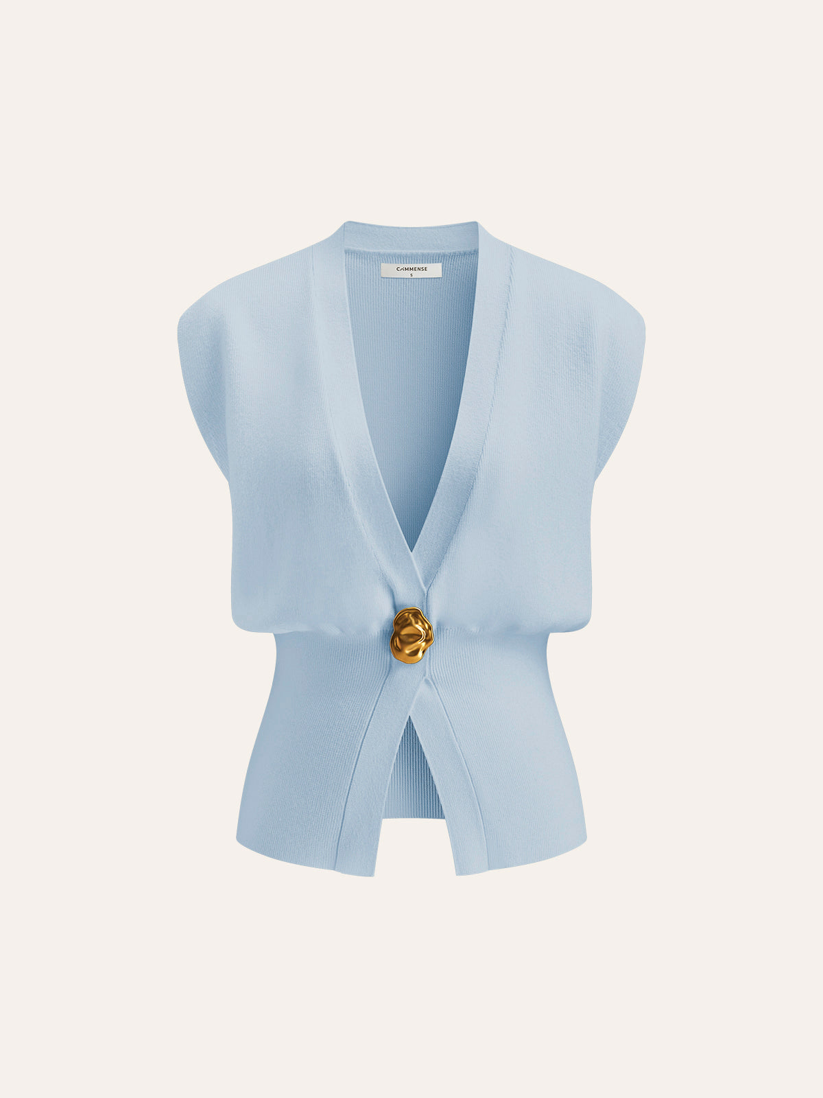 Cora | V-Neck Buttoned Holiday Clothes Sweater Vest