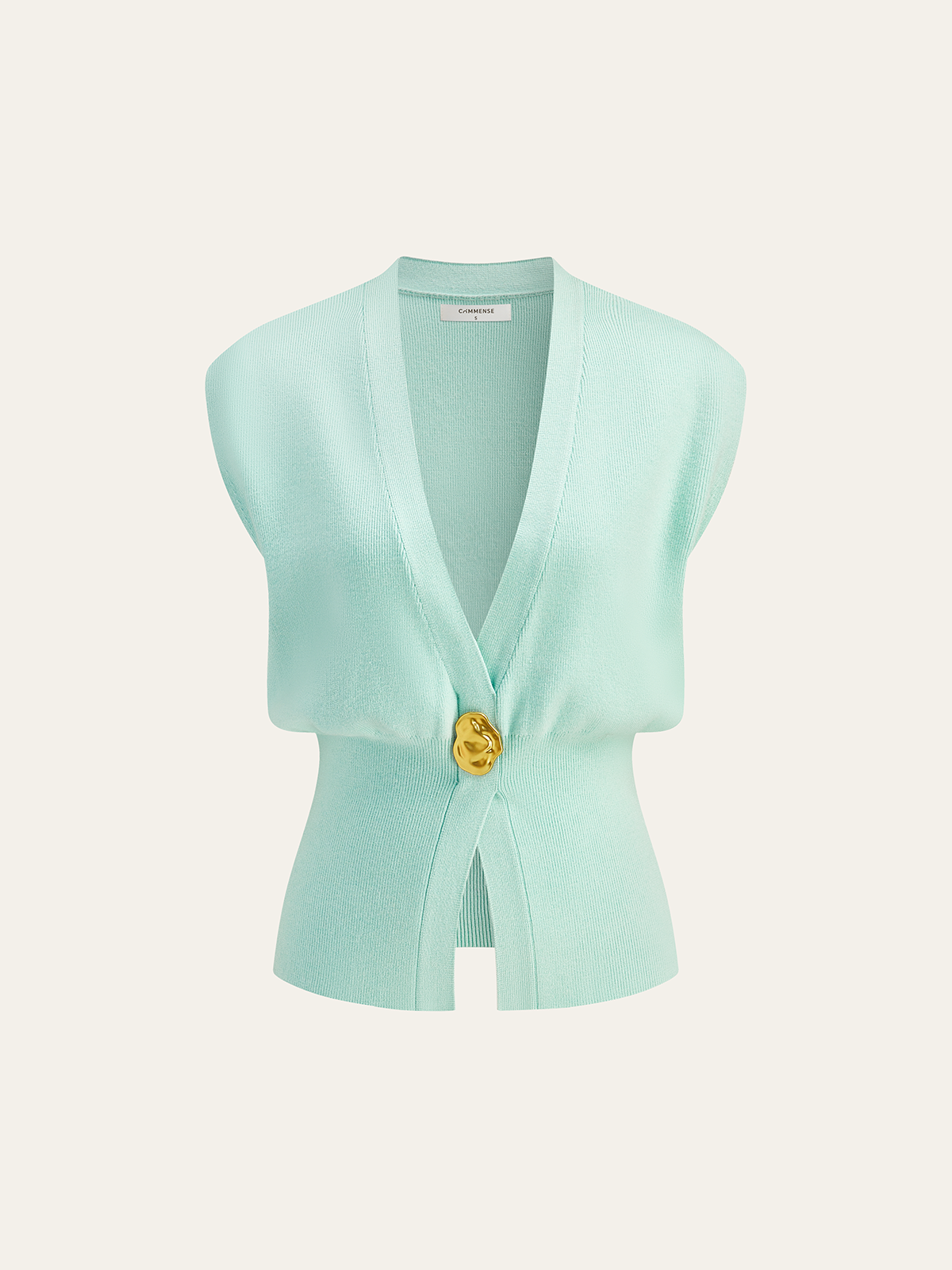 Cora | V-Neck Buttoned Holiday Clothes Sweater Vest