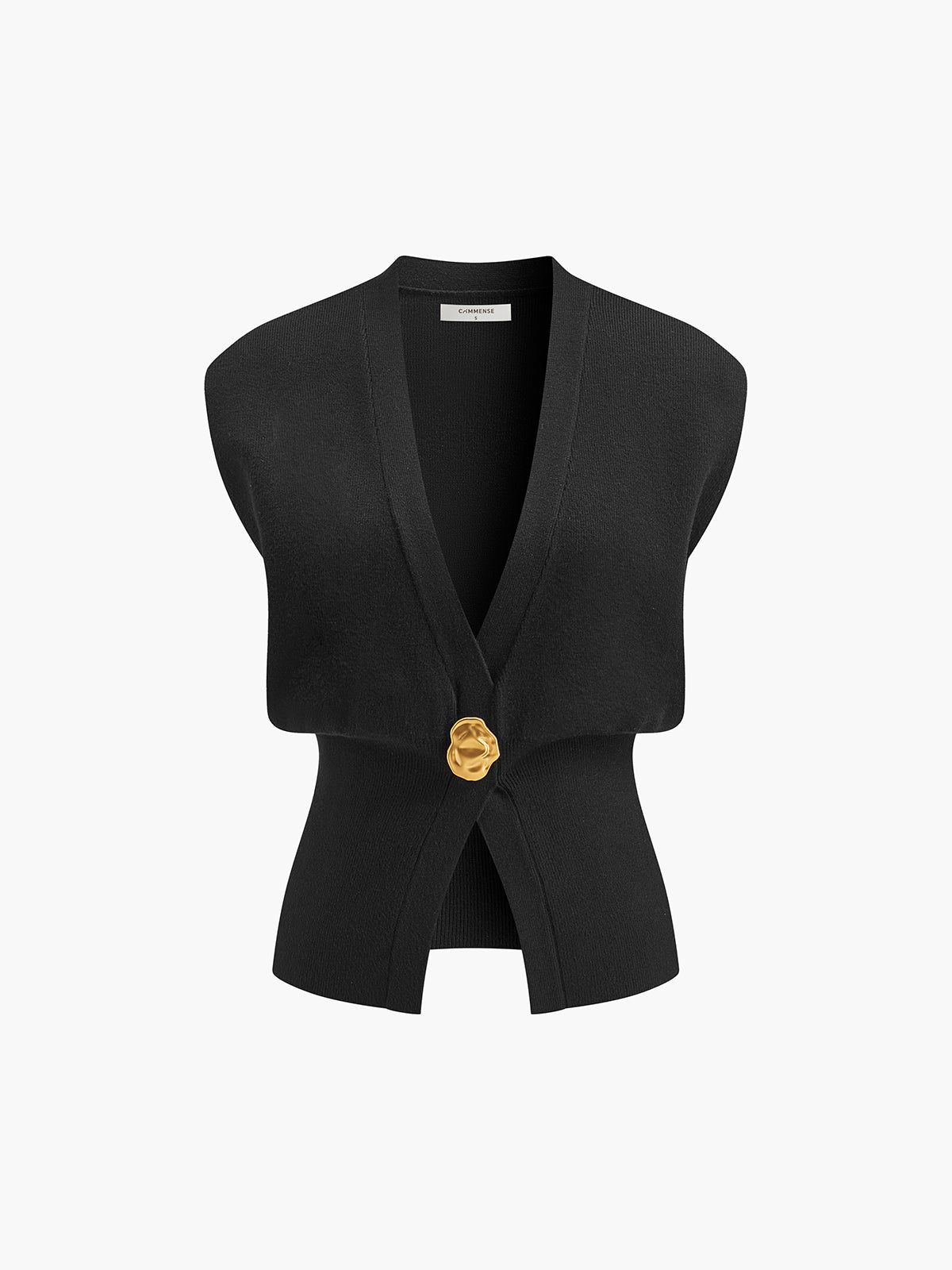 Cora | V-Neck Buttoned Holiday Clothes Sweater Vest