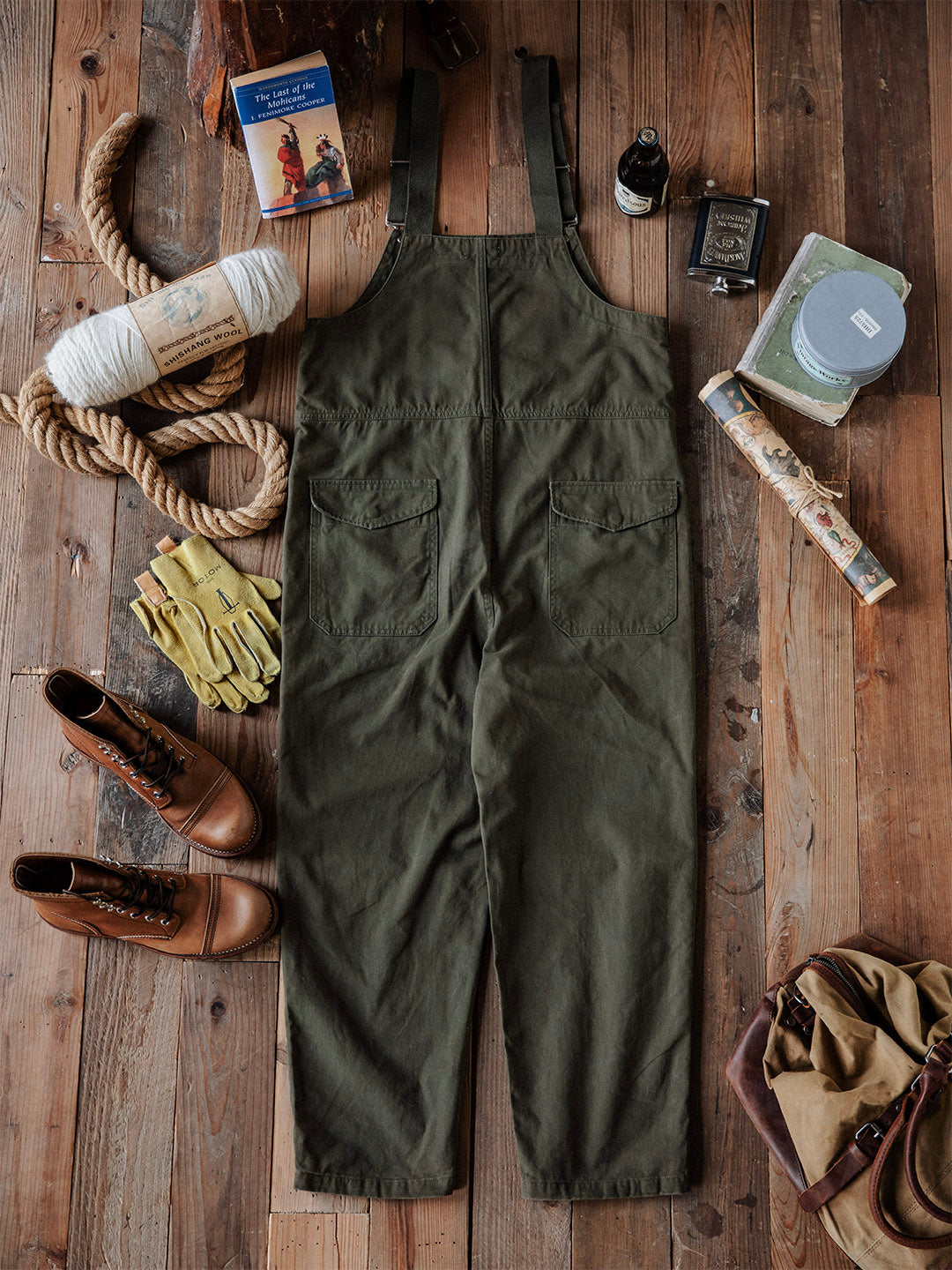 Cosima | Relaxed Fit Cotton Bib Overalls