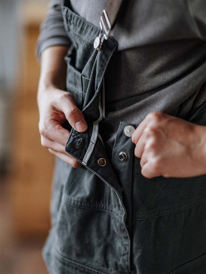 Cosima | Relaxed Fit Cotton Bib Overalls