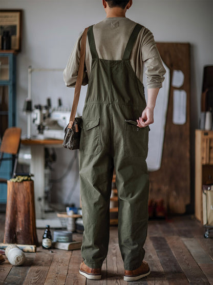 Cosima | Relaxed Fit Cotton Bib Overalls